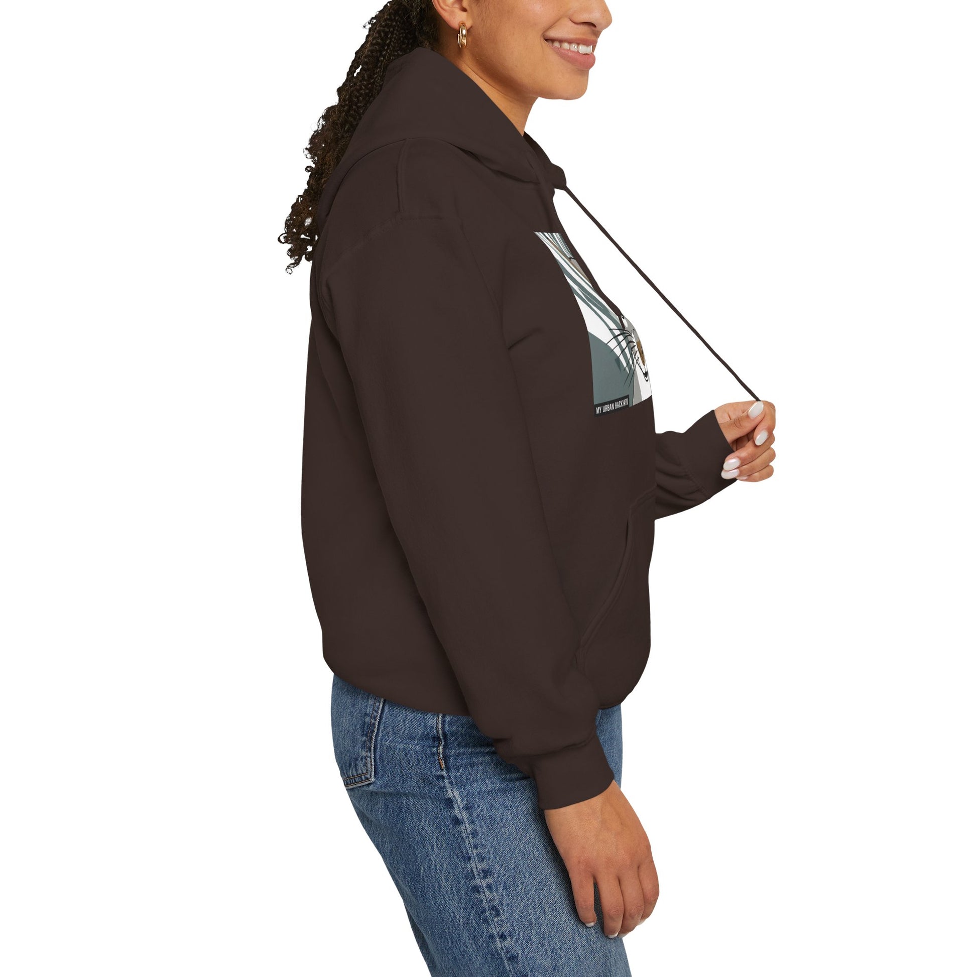 Cute Squirrel Graphic Hoodie, Cozy Unisex Sweatshirt, Nature Lover Gift, Autumn Fashion, Animal Art Clothing