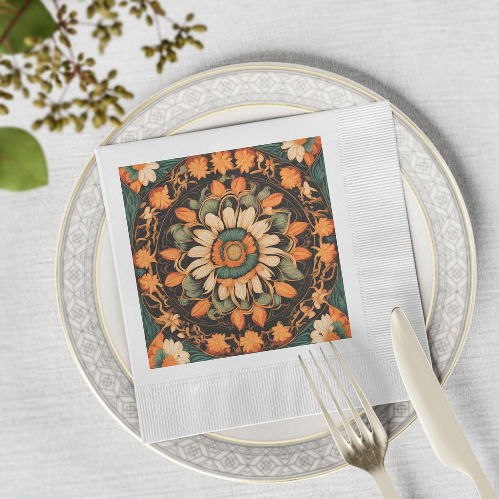 Floral Mandala Napkins