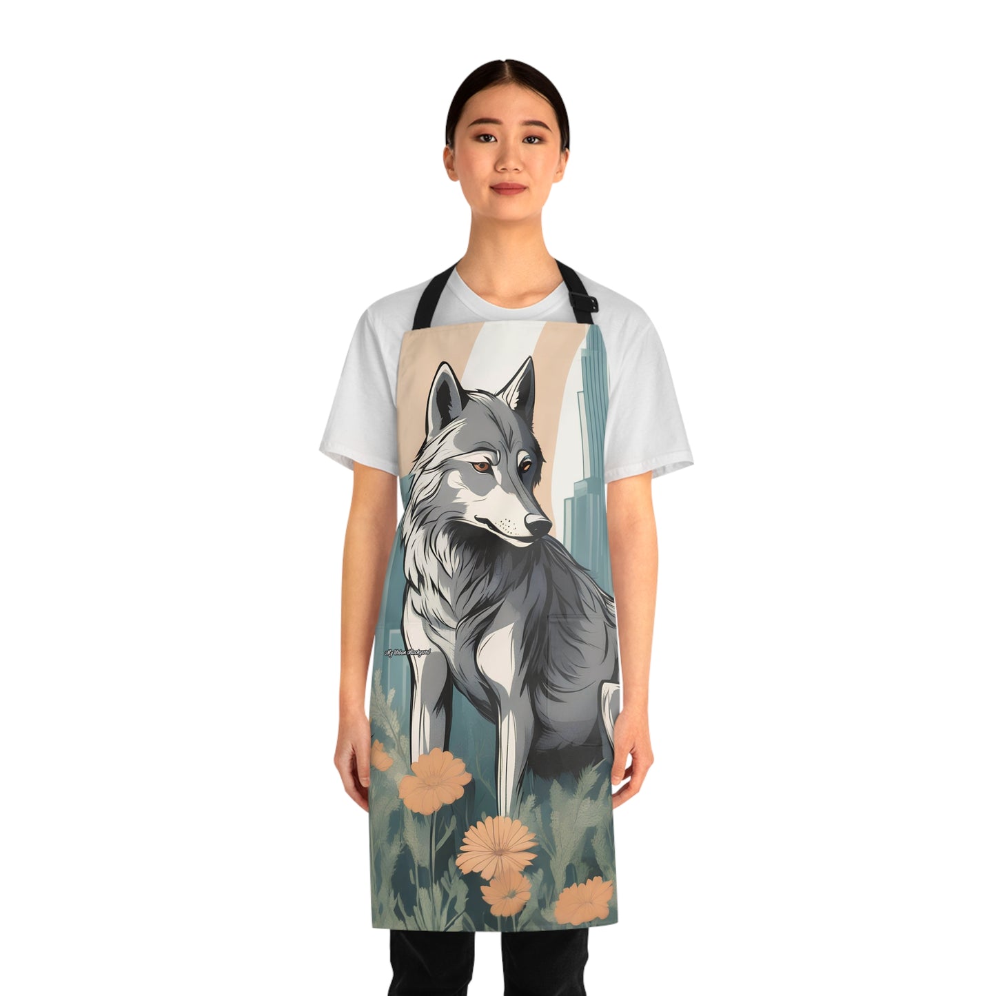 Urban Wolf, Cooking Apron With Front Pockets