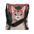 Selena Purrmore, Cat Tote Bag with Adjustable Strap - Trendy and Versatile
