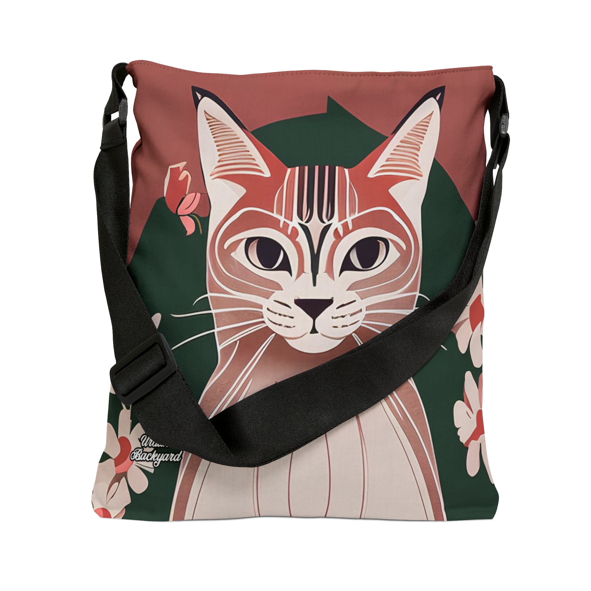 Selena Purrmore, Cat Tote Bag with Adjustable Strap - Trendy and Versatile