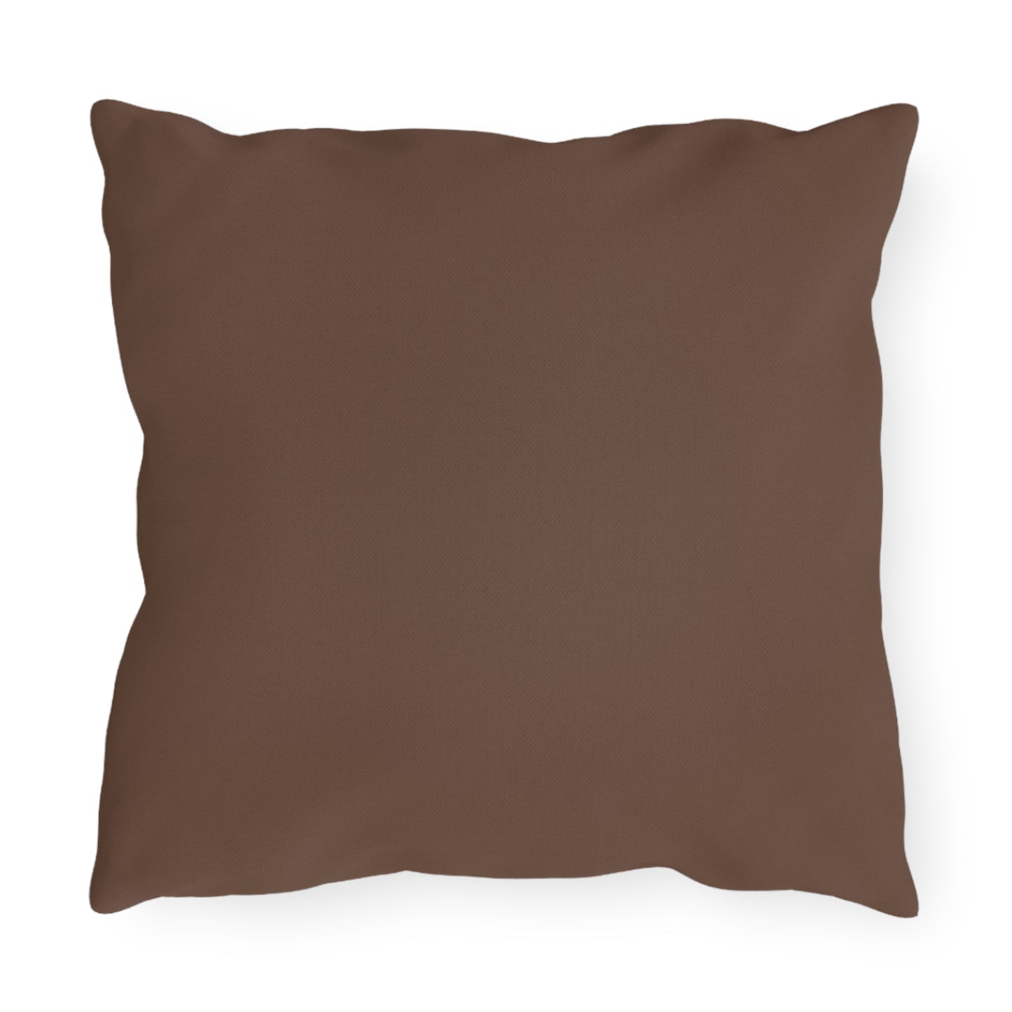 Circle of Petals, Sable accent color, Throw Pillow, Indoor/Outdoor Decor for Home or Office