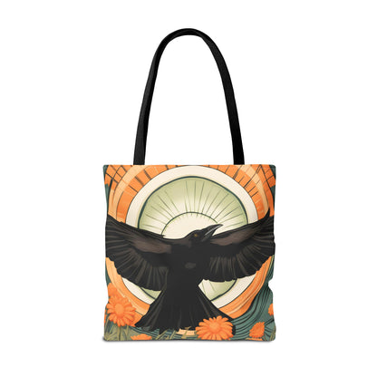 Flying Crow Tote Bag