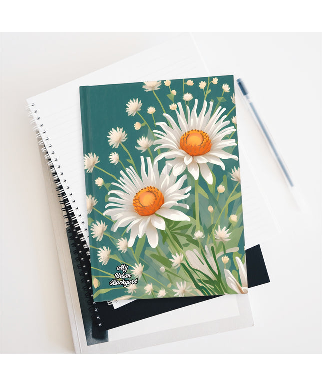 White Flowers, Hardcover Notebook Journal - Write in Style