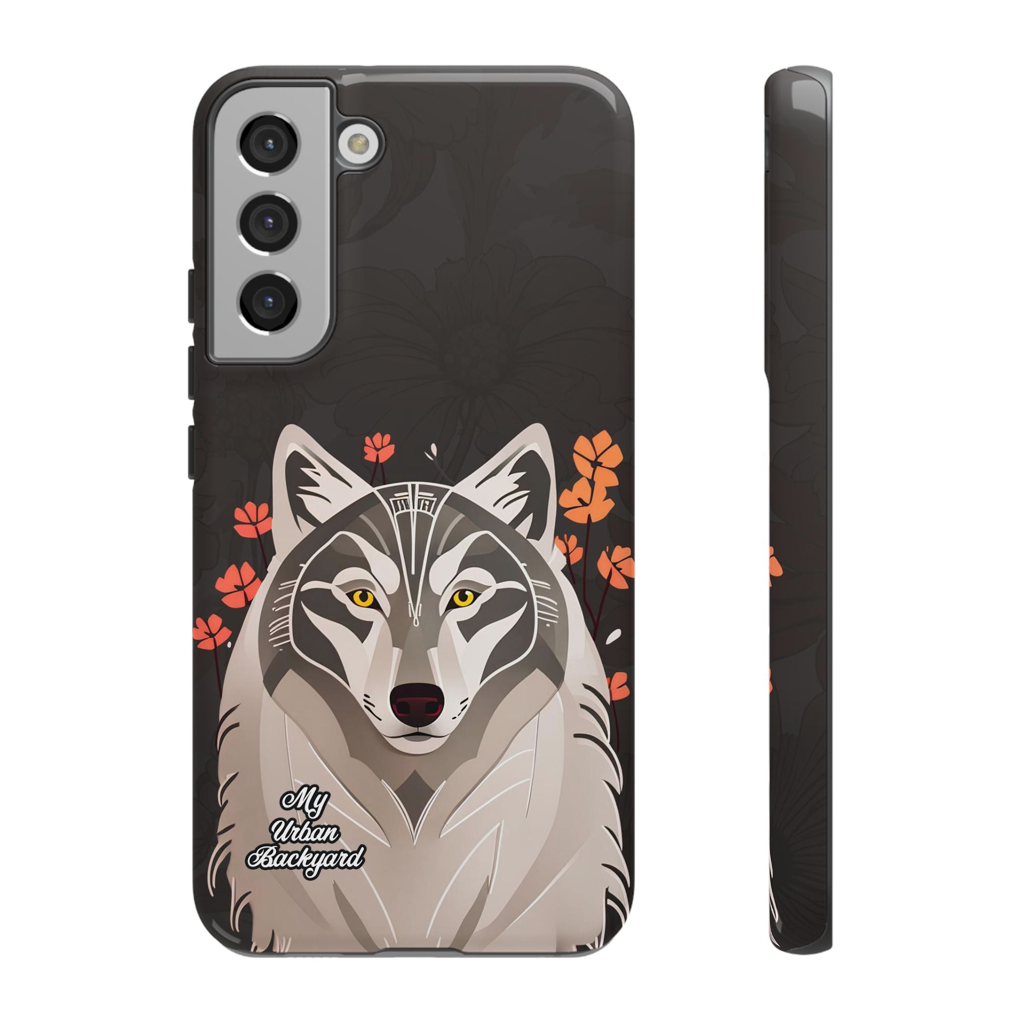 Art Deco Wolf, Cell Phone Case - Apple, Samsung, Google Pixel