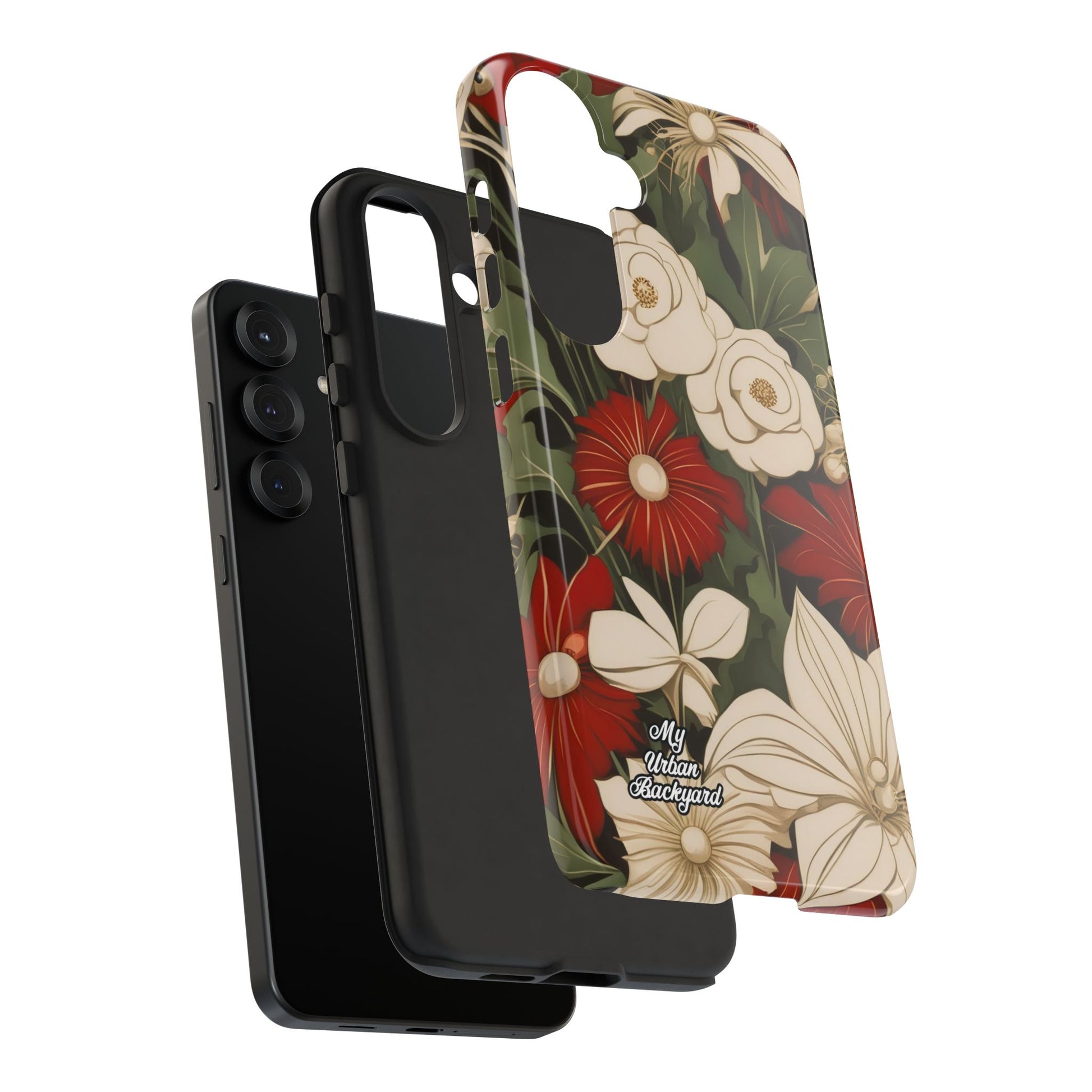 Holiday Flowers, Cell Phone Case - Apple, Samsung, Google Pixel