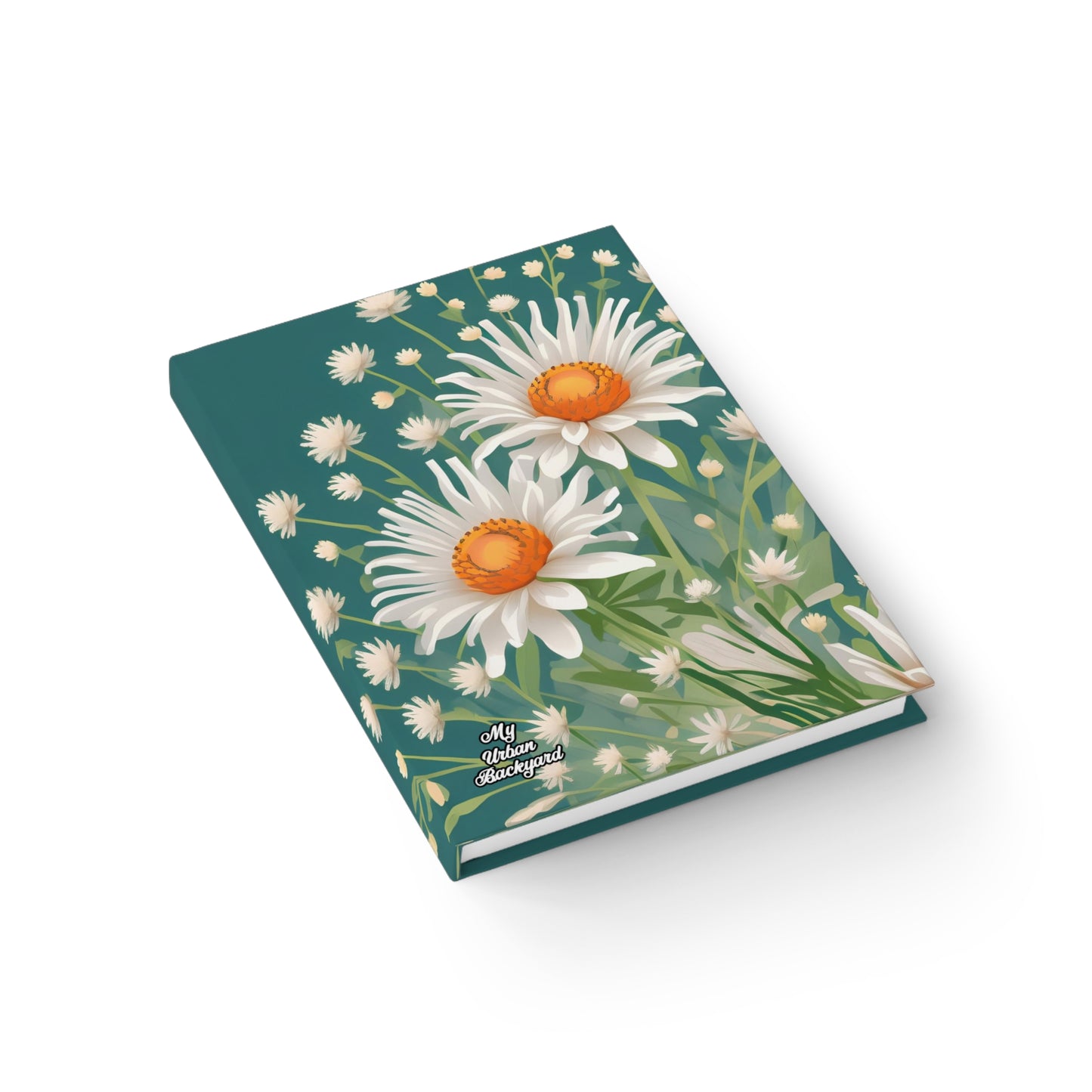 White Flowers, Hardcover Notebook Journal - Write in Style