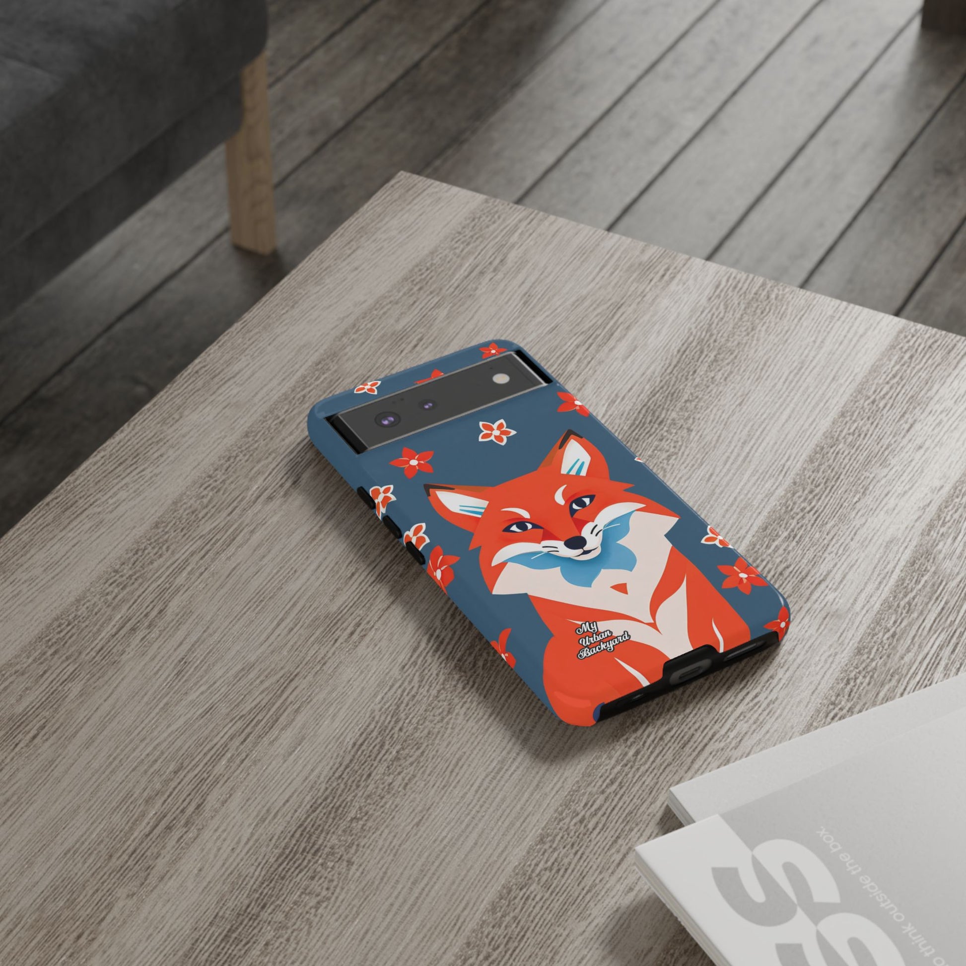 Fox with Flowers, Cell Phone Case - Apple, Samsung, Google Pixel