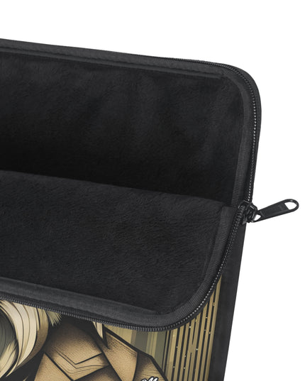 Luther Greyfang, Wolf Laptop Carrying Case, Top Loading Sleeve for School or Work
