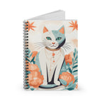 Whiskers, Spiral Notebook Writing Journal - 118 Ruled Pages