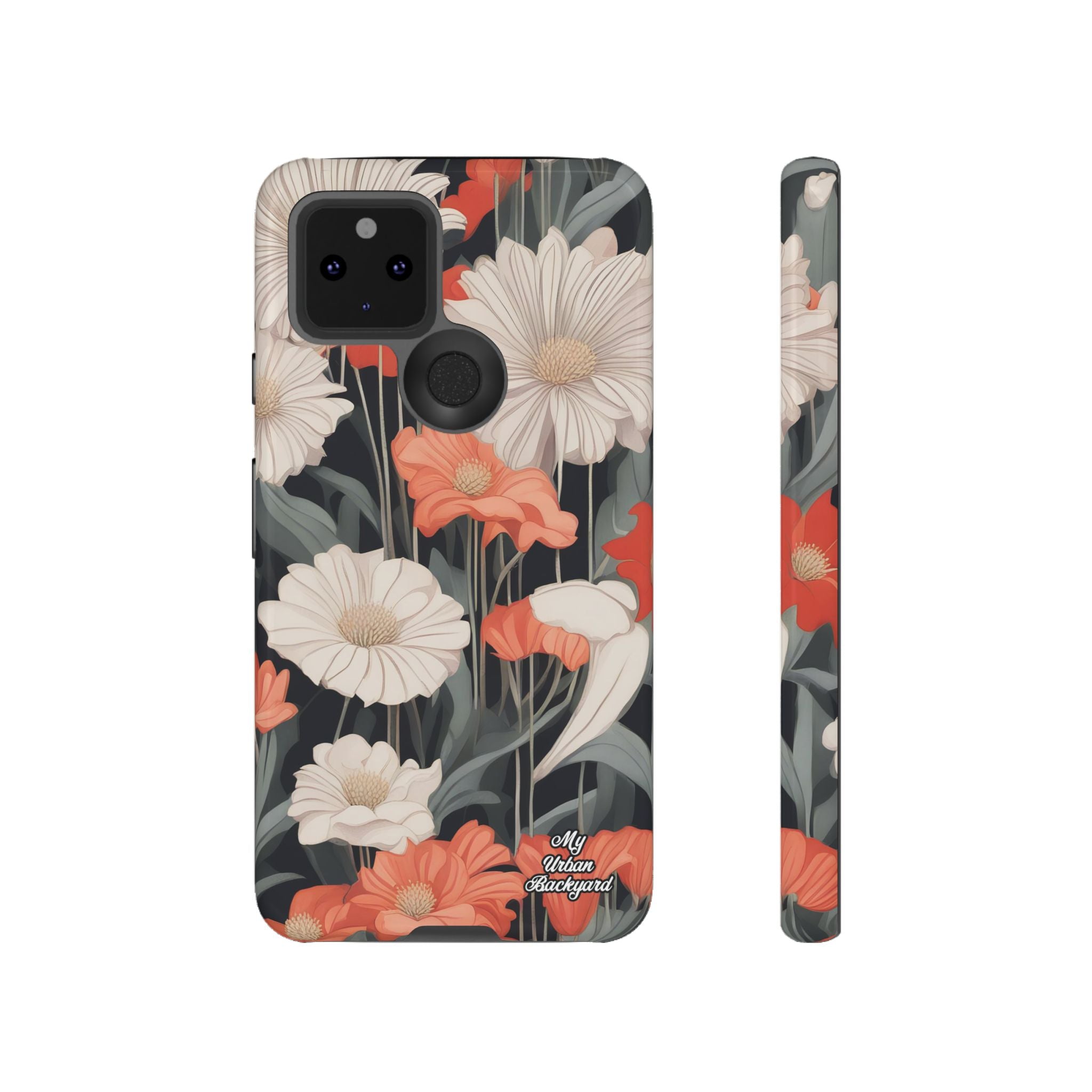 Art Deco Flowers, Cell Phone Case - Apple, Samsung, Google Pixel