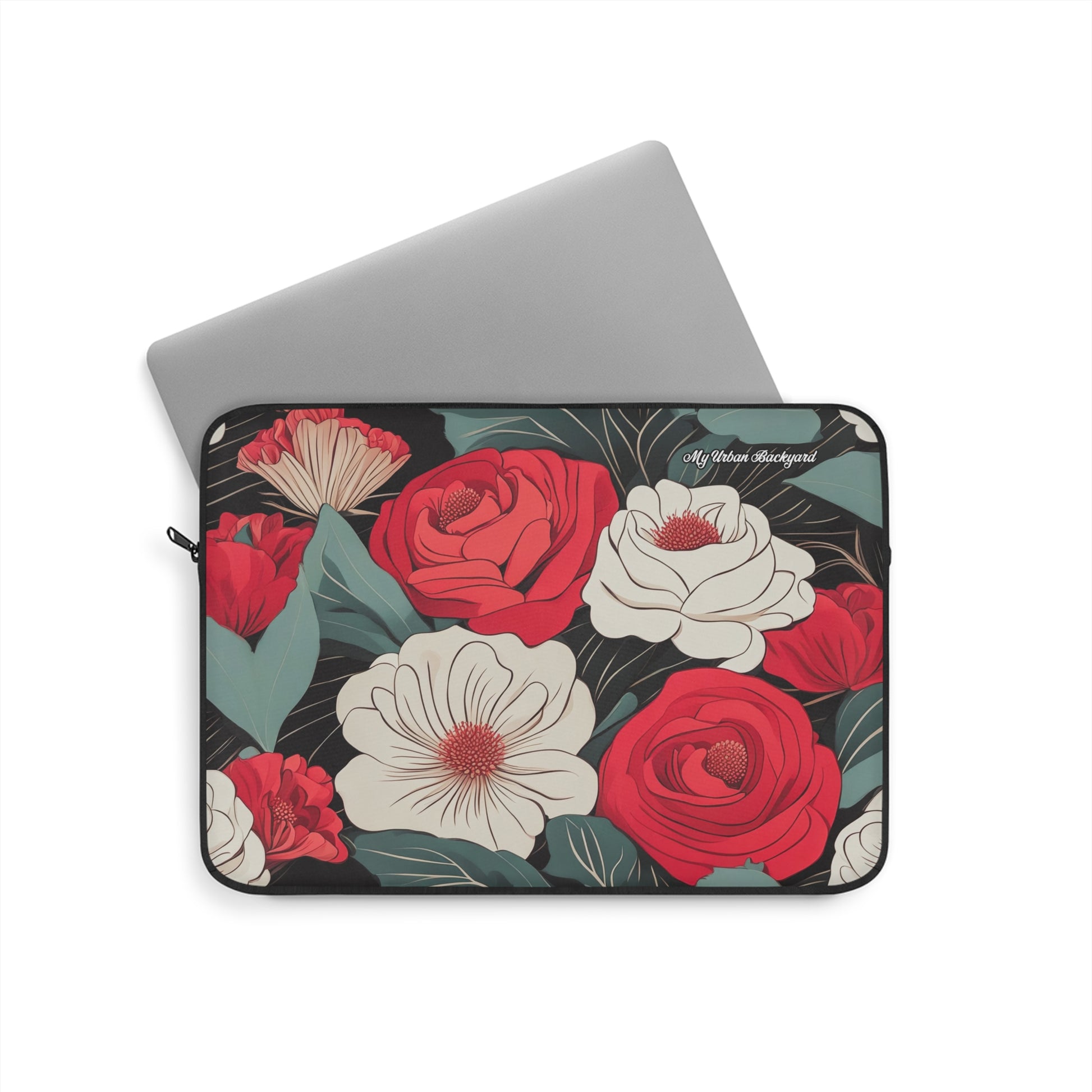 Floral Laptop Sleeve - Stylish Flower Tech Case, Perfect for Students, Office Use, Mother's Day Gift, Laptop Protection