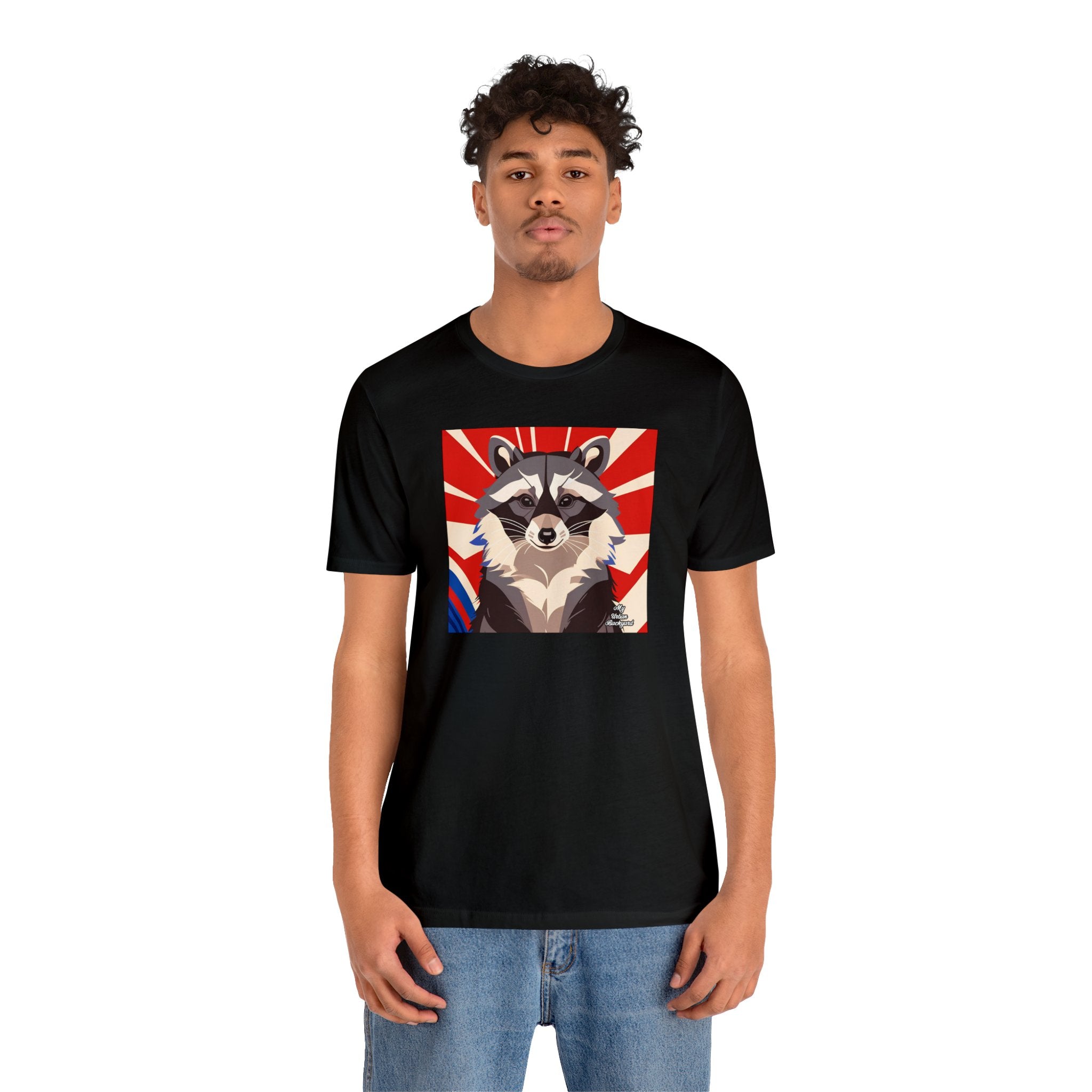 Ziggy Starspaws, Raccoon T-Shirt, Soft 100% Cotton, Short Sleeve, Classic Fit - Unisex
