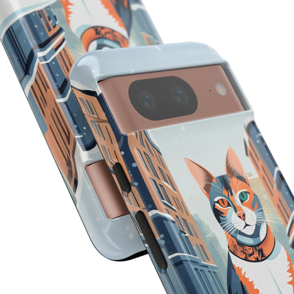 Claws Pawson in the Snow, Cell Phone Case - Apple, Samsung, or Google Pixel