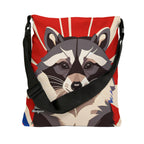 Ziggy Starspaws, Raccoon Tote Bag with Adjustable Strap - Trendy and Versatile