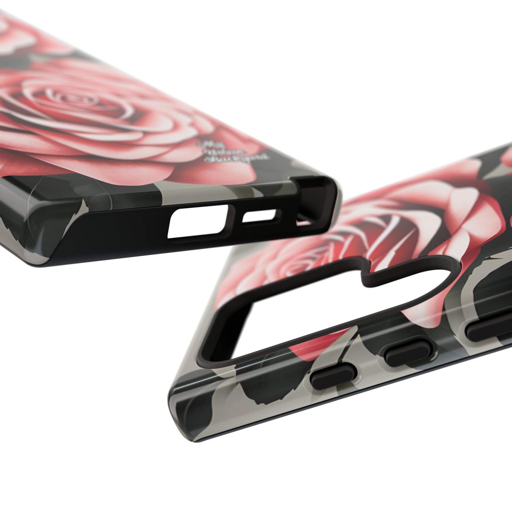 Pink Rose Flowers, Cell Phone Case - Apple, Samsung or Google Pixel