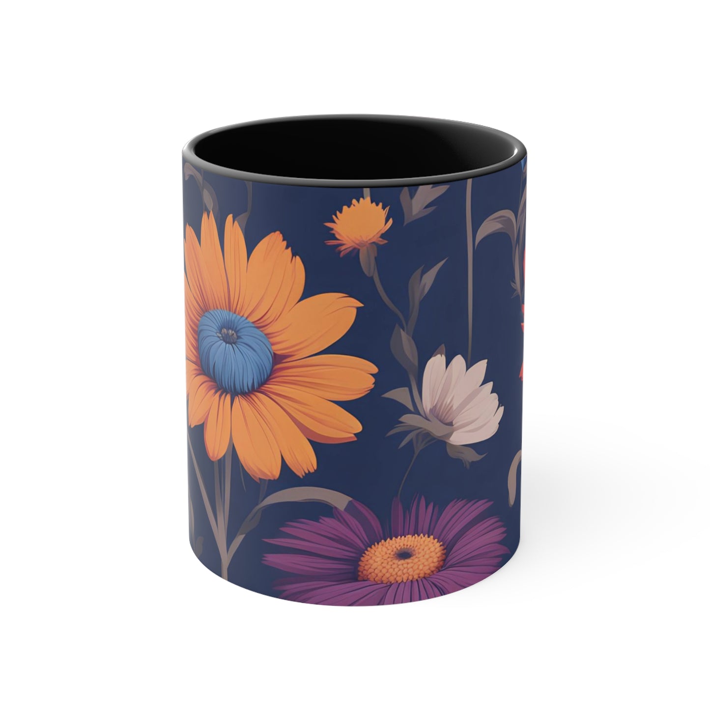 Fun Wildflowers, Ceramic Mug - Perfect for Coffee, Tea, and More!