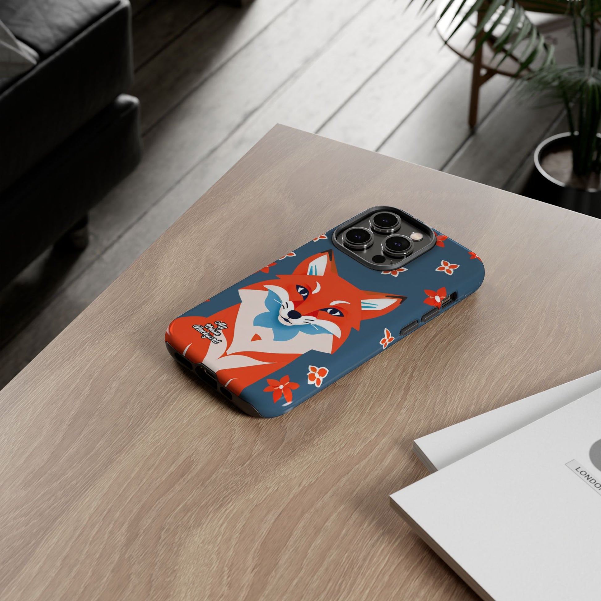 Fox with Flowers, Cell Phone Case - Apple, Samsung, Google Pixel