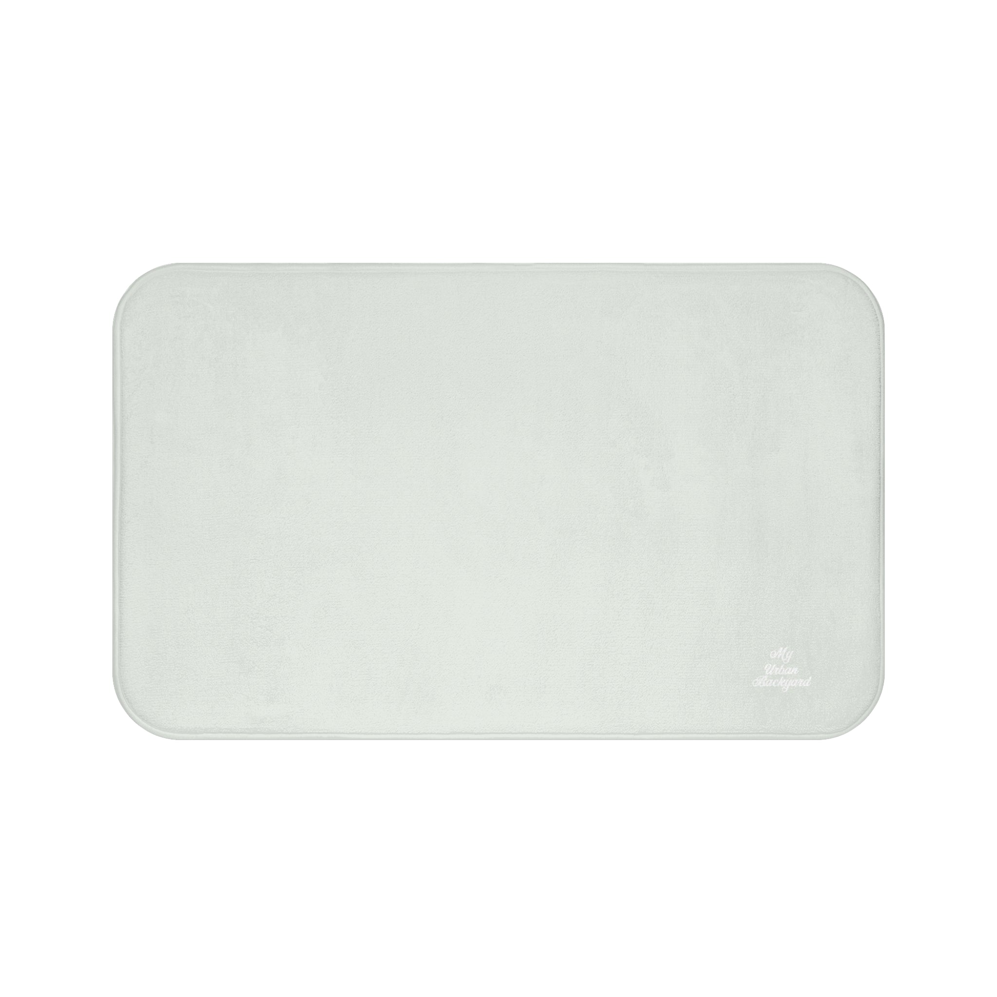 Soft Green Accent Color, Memory Foam Bath Mat - Cozy Bathroom Essential