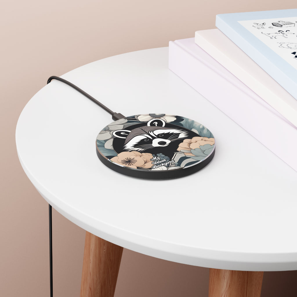 Rocco Pawsley, Raccoon 10W Wireless Charger for iPhone, Android, Earbuds