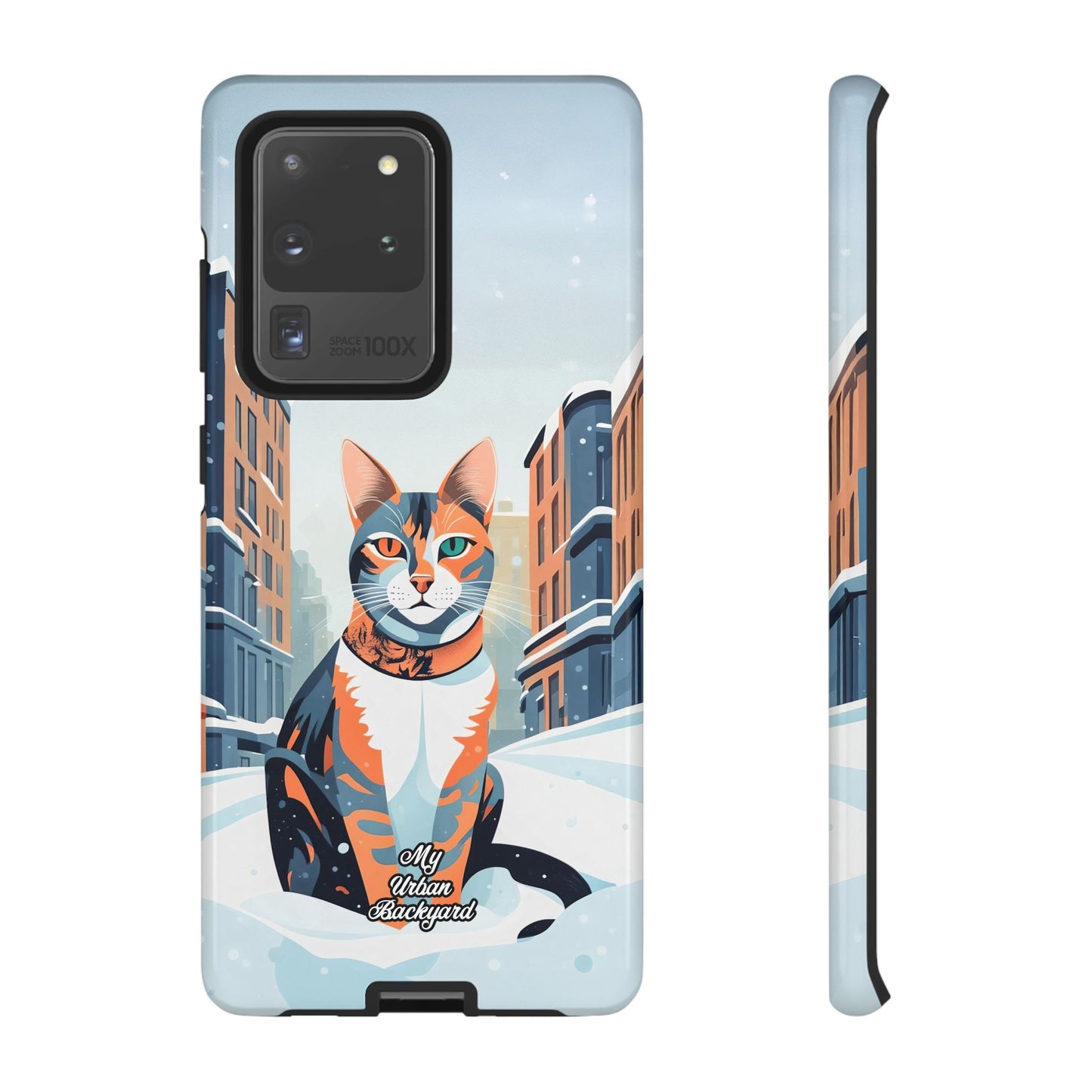 Claws Pawson in the Snow, Cell Phone Case - Apple, Samsung, or Google Pixel