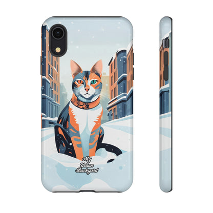 Claws Pawson in the Snow, Cell Phone Case - Apple, Samsung, or Google Pixel