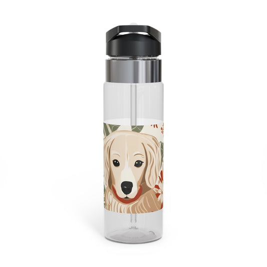 Puppy with Red Collar, 20oz Sport Water Bottle, BPA-Free, Tritan™ plastic