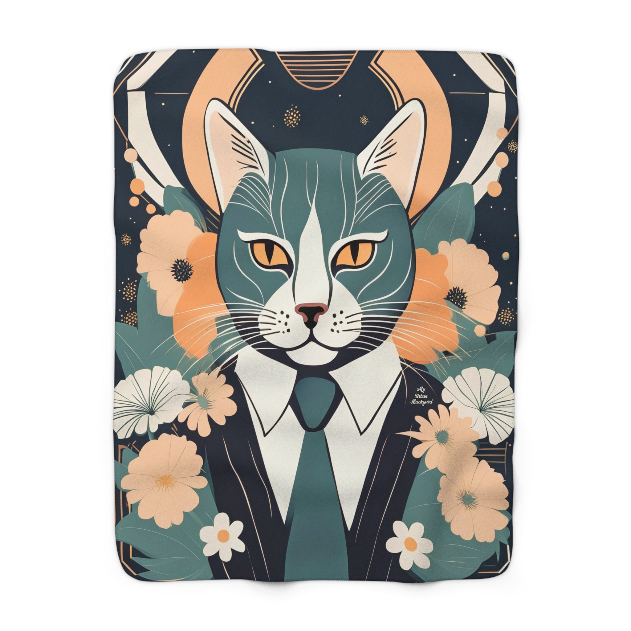 Simon Whiskerford, Cat Sherpa Fleece Blanket