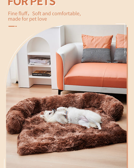 Extended Mat Nest, Comfortable Pet Cushion For Sofa or Floors, Dogs/Cats, 43.3"