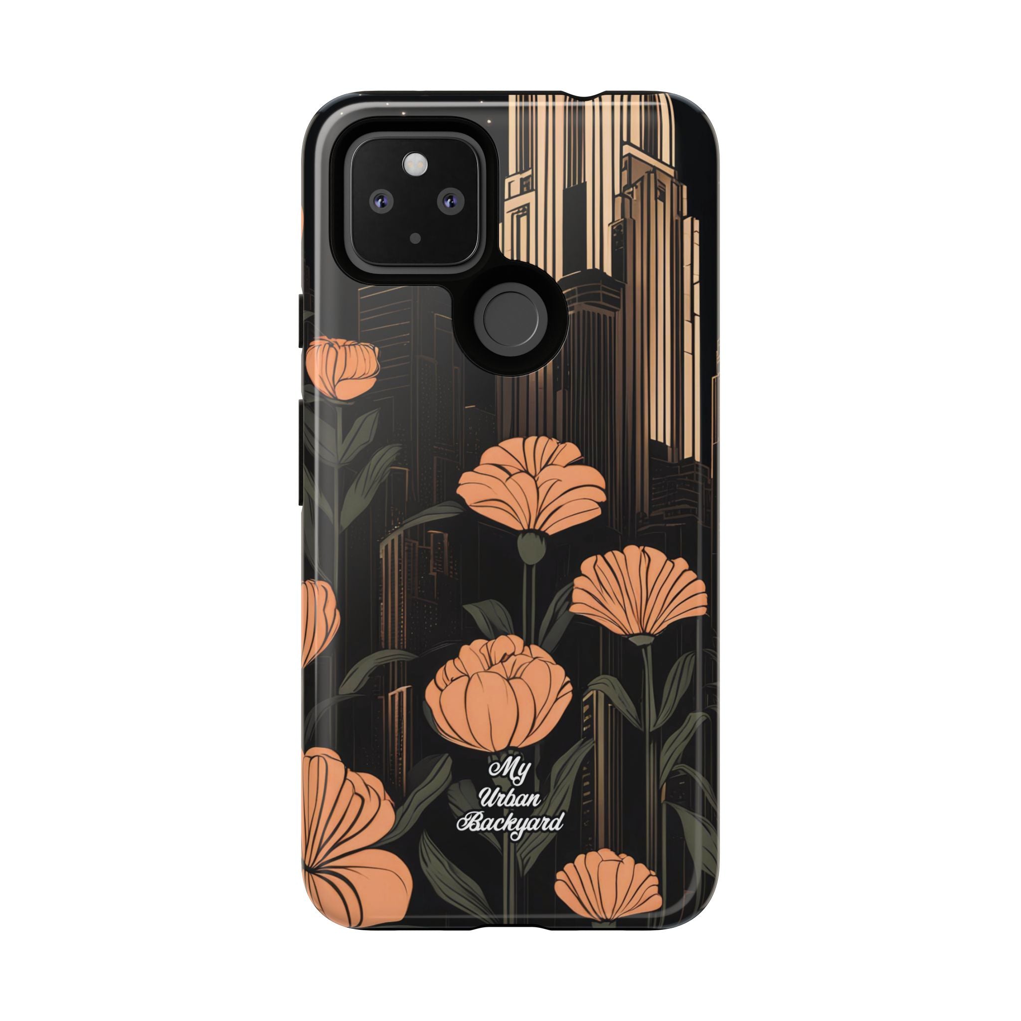 Urban Evening with Flowers, Cell Phone Case