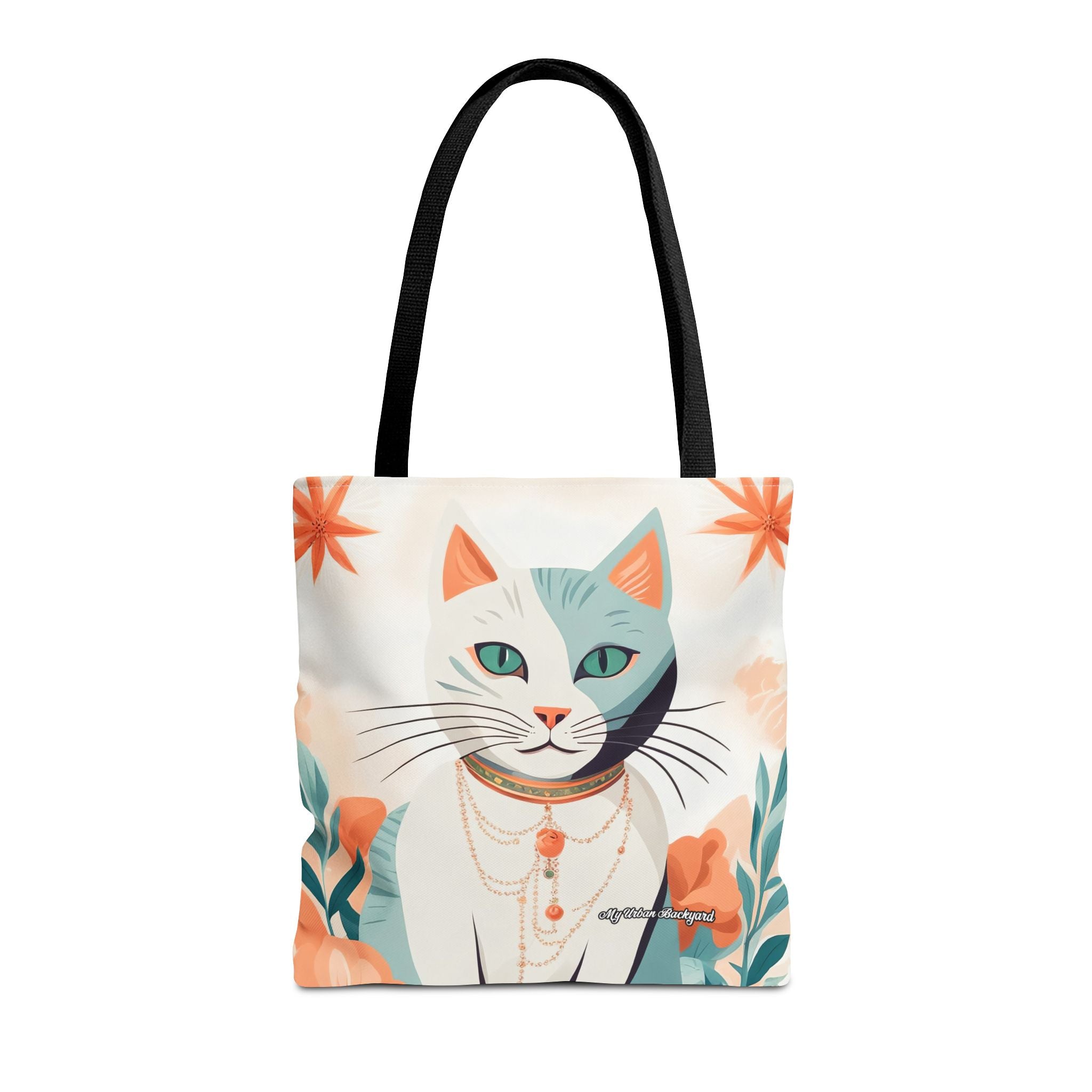 Whiskers, Cat Tote Bag with Cotton Handles For Everyday Use, 3 Sizes