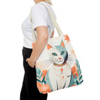 Whiskers, Cat Tote Bag with Cotton Handles For Everyday Use, 3 Sizes