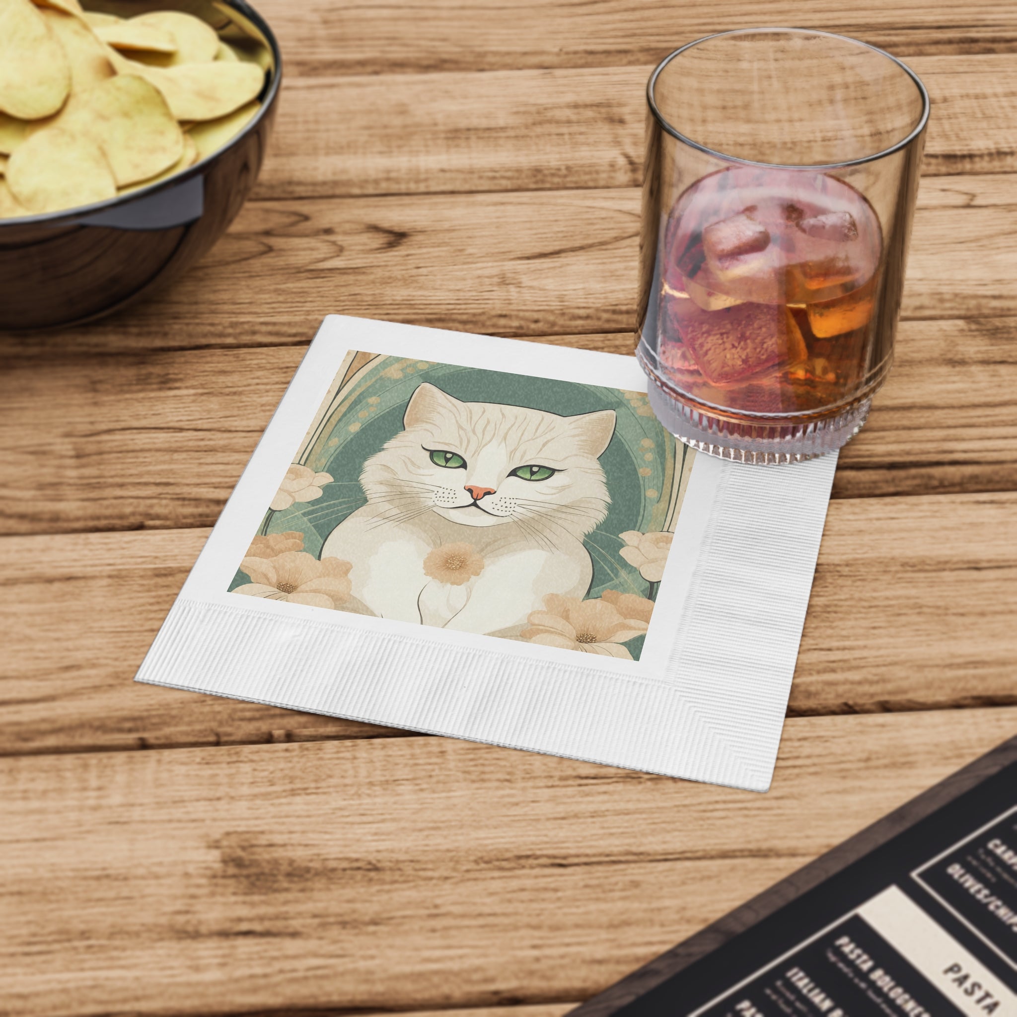 Blanca Purrington, Cat Napkins