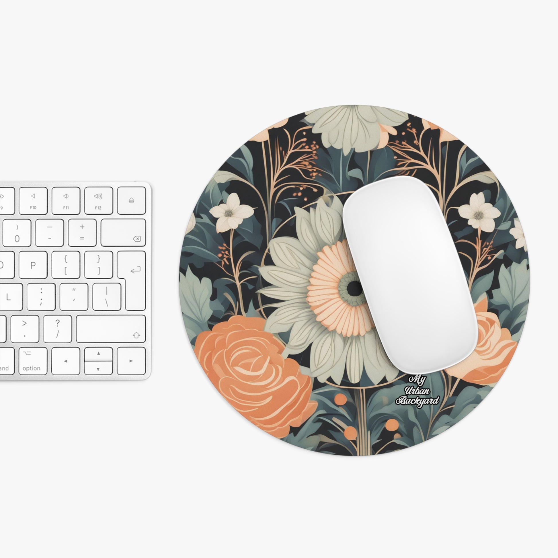 Wildflowers Mouse Pad, Botanical Desk Mat, Office Accessory, Gift for Her, Studio Essentials