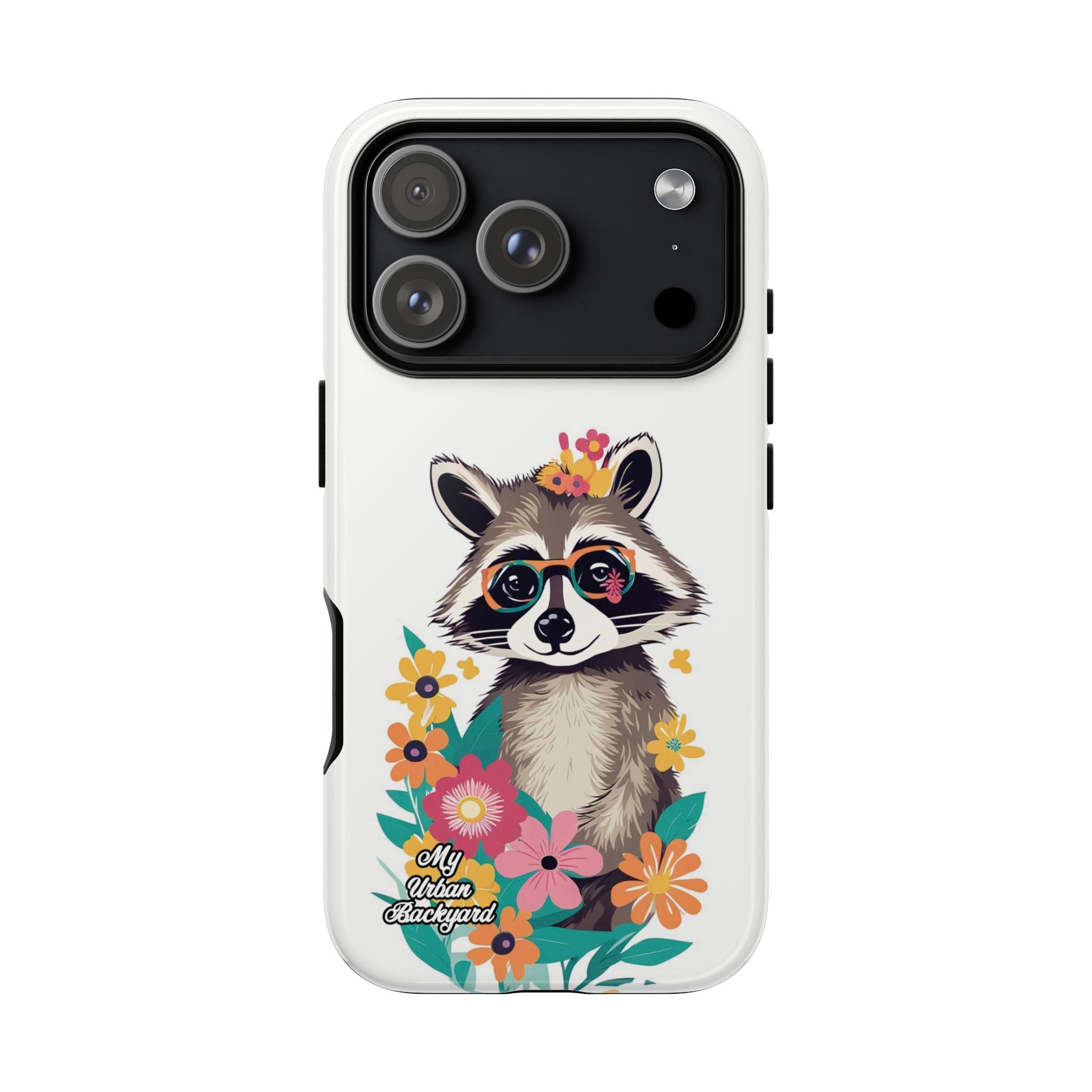 Raccoon with Glasses, Cell Phone Case - Apple, Samsung or Google Pixel