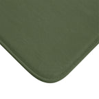 Moss Green Memory Foam Bath Mat — Soft Absorbent Bathroom Rug, 2 sizes