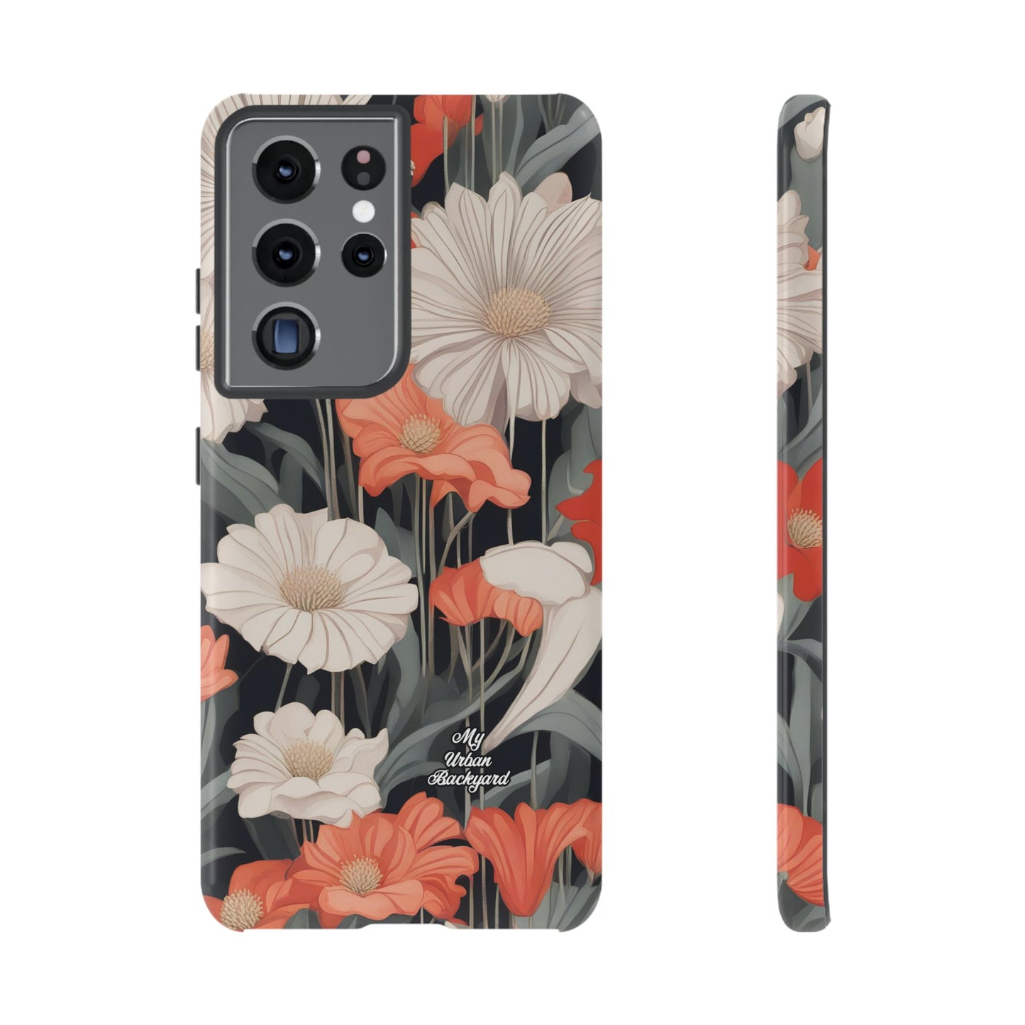 Art Deco Flowers, Cell Phone Case - Apple, Samsung or Google Pixel