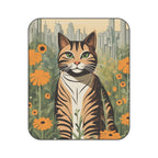 Finn Purrington, Cat Outdoor Picnic Blanket, Water-Resistant Bottom, 51" × 61"