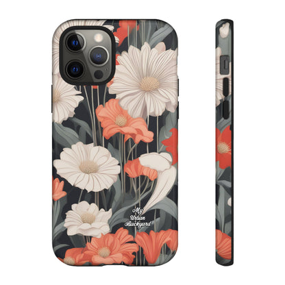 Art Deco Flowers, Cell Phone Case - Apple, Samsung or Google Pixel