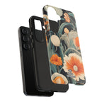 Orange and White Flowers, Cell Phone Case - Apple, Samsung, Google Pixel