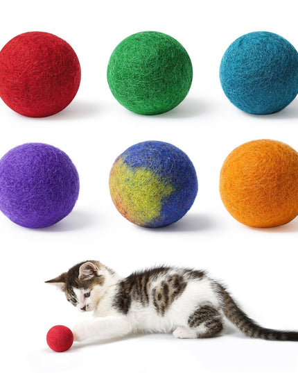 MEWOOFUN Feline Bundle: Elevated Cat Bed, Wool Ball & Mouse Toys - Premium Comfort and Play for Your Beloved Cat
