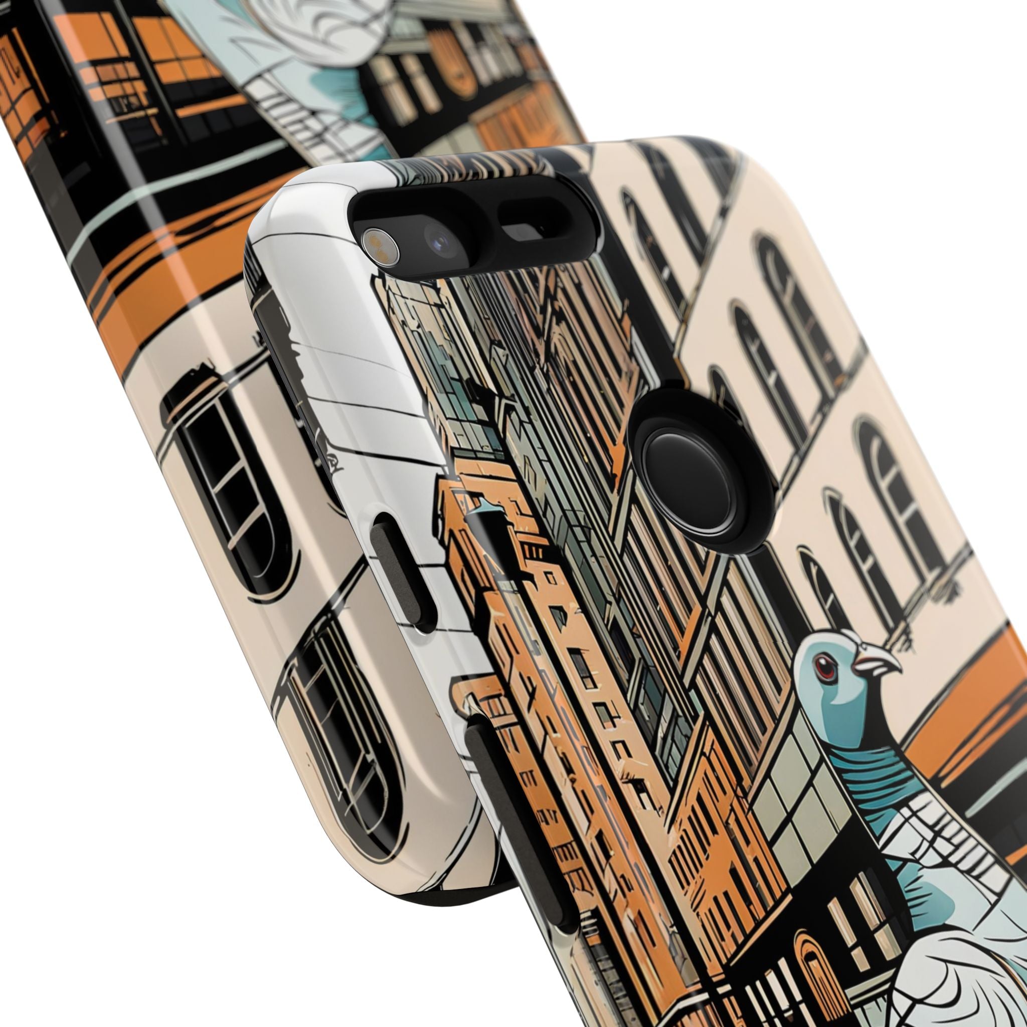 Pigeon on a City Street, Cell Phone Case - Apple, Samsung, Google Pixel