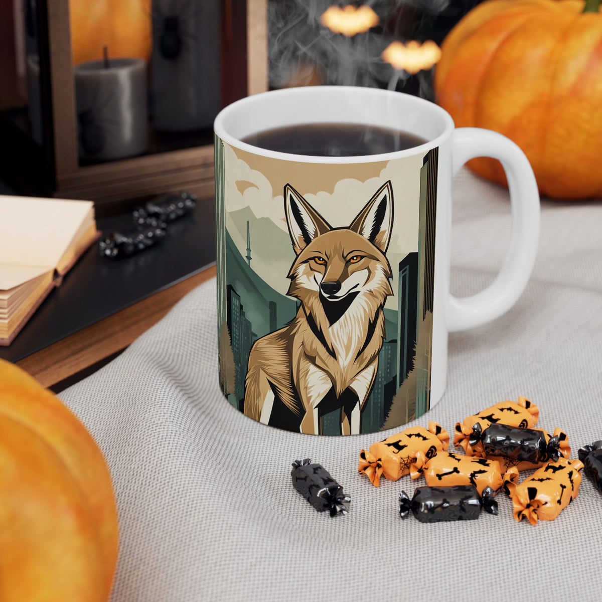 Urban Coyote Ceramic Mug