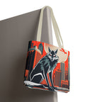 City Wolf Tote Bag, Tote with Cotton Handles For Everyday Use, 3 Sizes