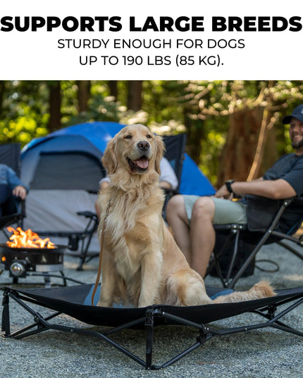 Outland Living Elevated Dog Bed – Durable, Weather-Resistant Pet Cot with Breathable, Joint-Supporting Design | Rust-Resistant, Easy Assembly, Perfect for Outdoor Adventures, Camping, and Home Use