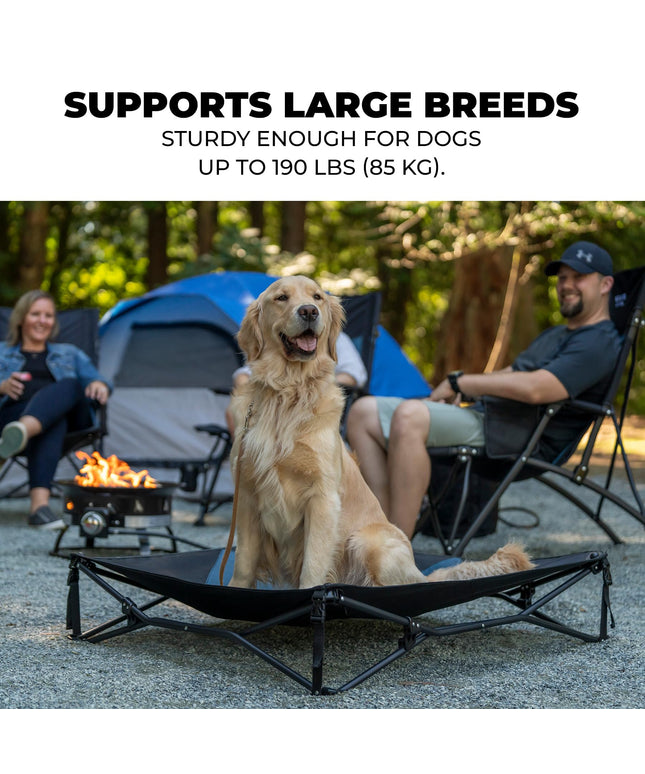 Outland Living Elevated Dog Bed – Durable, Weather-Resistant Pet Cot with Breathable, Joint-Supporting Design | Rust-Resistant, Easy Assembly, Perfect for Outdoor Adventures, Camping, and Home Use