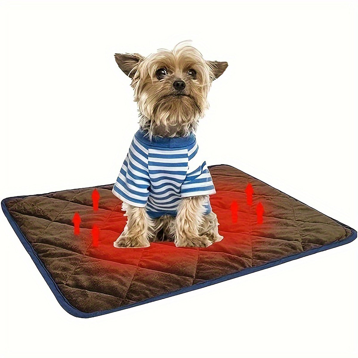 Extra Warm Thermal Pet Crate Pad, Self-Heating Thermal Pet Mat, For Dogs And Cats, Washable, Non-Slip Bottom