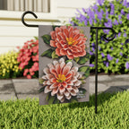 Peach-Colored Flowers, Garden Flag