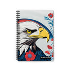 Bald Eagle Spiral Notebook - Ruled, Inspirational Writing Journal, Nature Lover Gift, Unique Office Supplies, Great for School