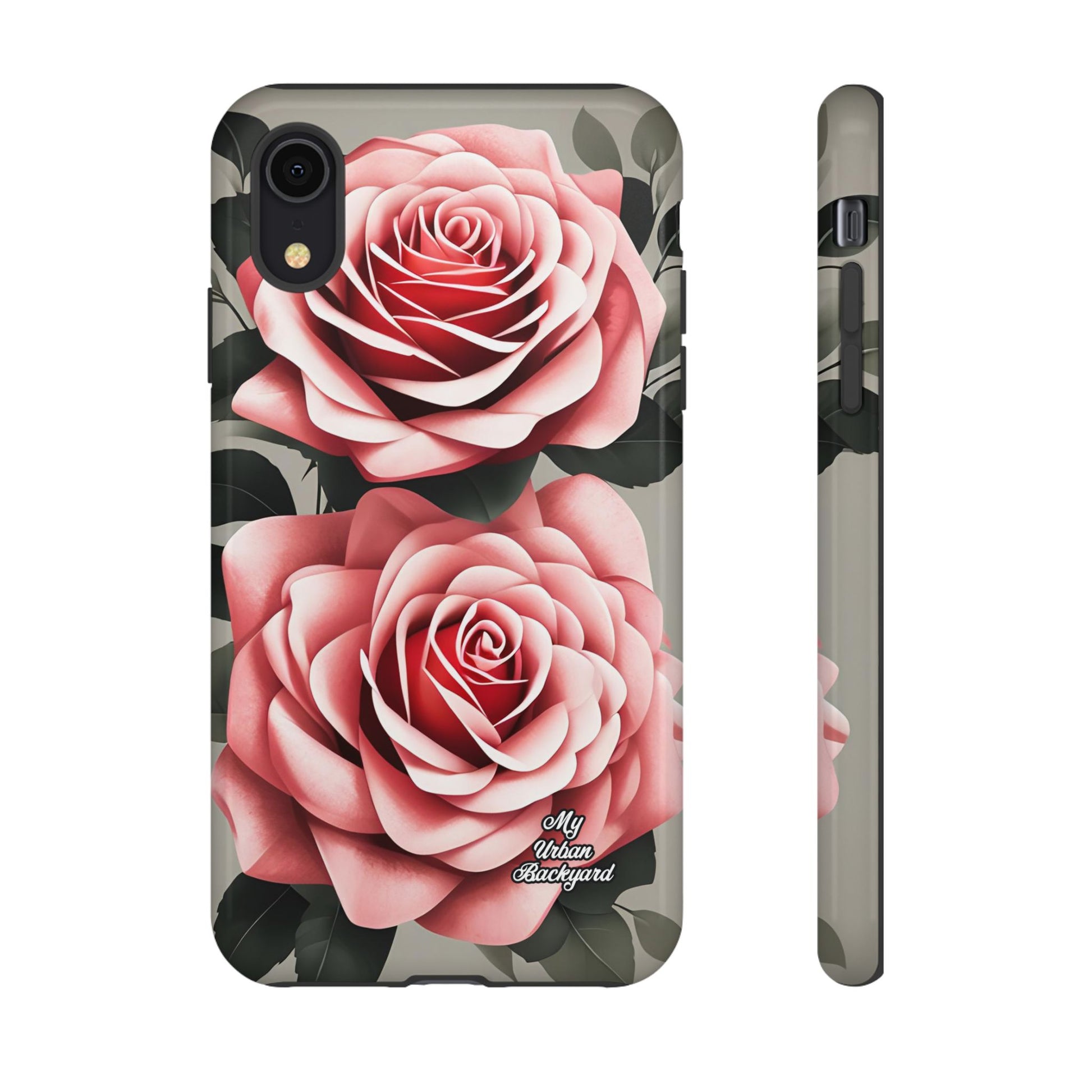 Pink Rose Flowers, Cell Phone Case - Apple, Samsung, Google Pixel